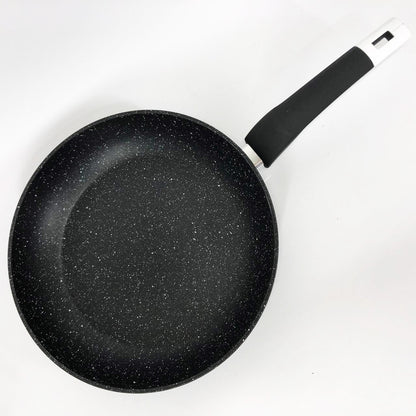 Сковорода UNIQUE UN-5137 28 см гранит темный, Сковорода с антипригарным покрытием для газовой плиты