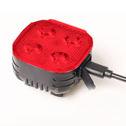 Велосипедный фонарь задний габаритный FY-328S, 4LED,с автоматической системой START/STOP