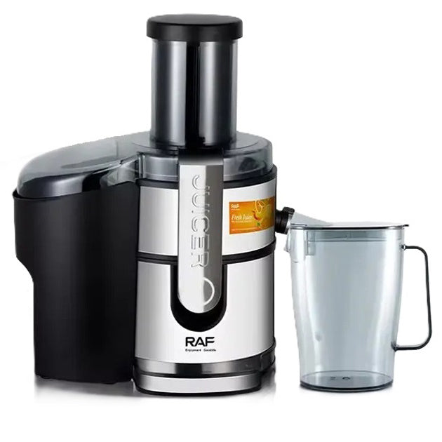 Электрическая соковыжималка RAF R.2700 для цитрусовых, фруктов и овощей с емкостью для сока 1.1 л 800 Вт