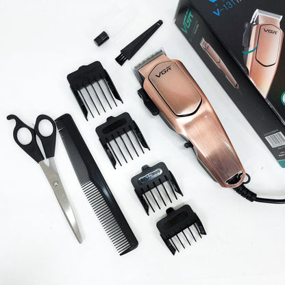 Профессиональная машинка для стрижки волос VGR V-131 триммер проводной, Электробритва для стрижки головы