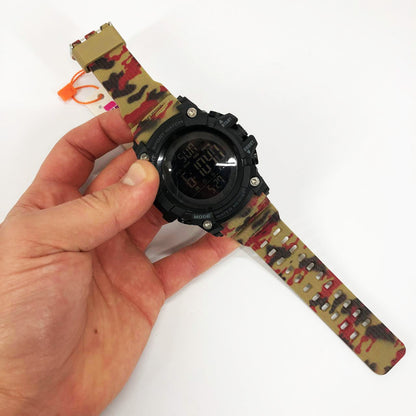 Годинник наручний чоловічий SKMEI 1384CMRD CAMOUFLAGE, фірмовий спортивний годинник. Колір: камуфляж
