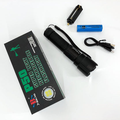 Фонарик ручной тактический Bailong BL-Z01-P50, сверхмощный фонарик, тактические фонари для охоты
