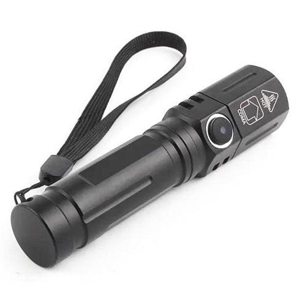 Фонарь ручной аккумуляторный PLD-535-2 с ремешком, Фонарик светодиодный для туриста, Сильный фонарик