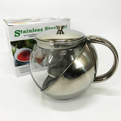 Заварник UNIQUE UN-1164 1.10 л, Чайник заварочный стеклянный качественный на кухню, Красивый заварник