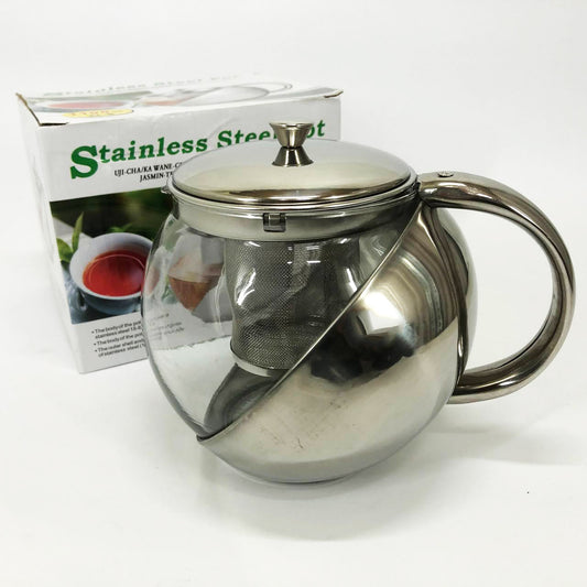 Заварник UNIQUE UN-1164 1.10 л, Чайник заварочный стеклянный качественный на кухню, Красивый заварник