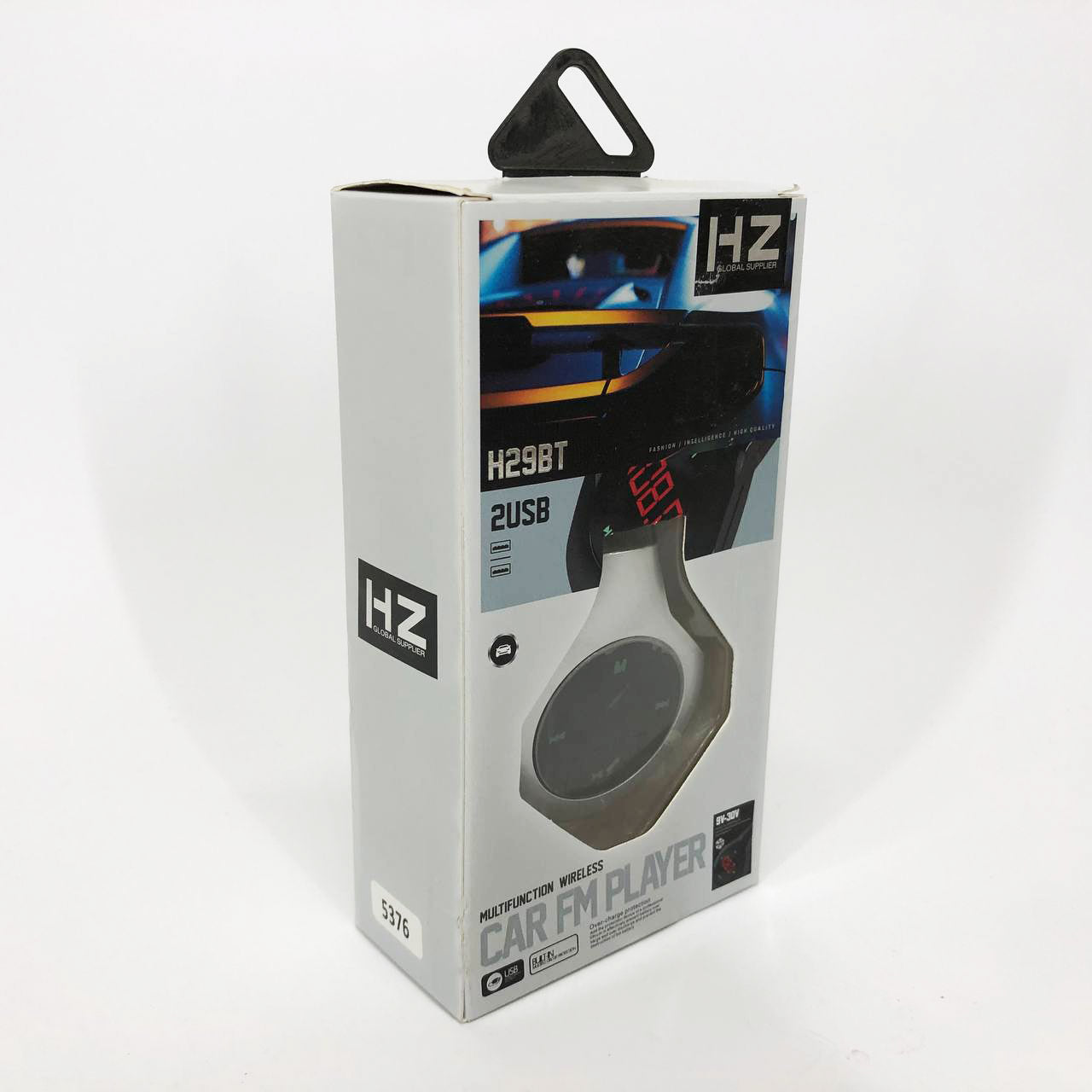 Трансмиттер Автомобильный FM модулятор FM H29 BT, Модулятор для мобильных устройств в авто. Цвет: серый