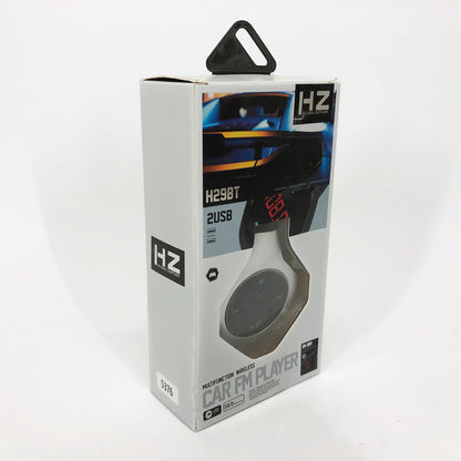 Трансмиттер Автомобильный FM модулятор FM H29 BT, Модулятор для мобильных устройств в авто. Цвет: серый