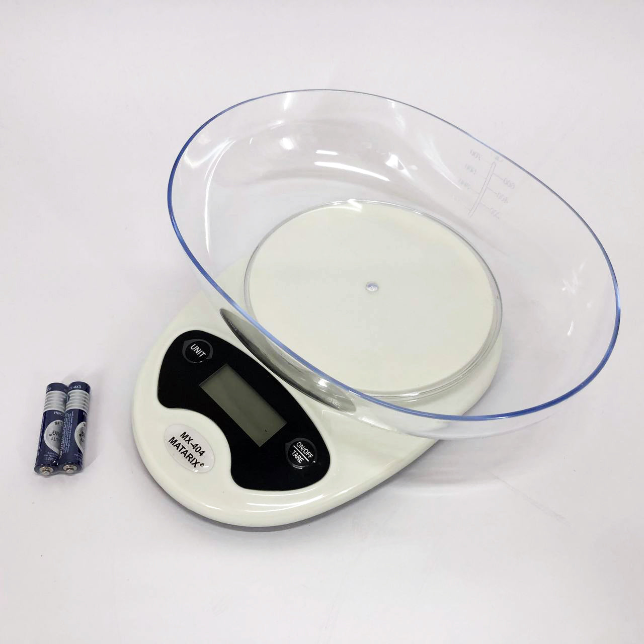 Весы кухонные Matarix MX-404 Электронные С Чашей Кухонные до 7 кг Кухонные весы для взвешивания продуктов