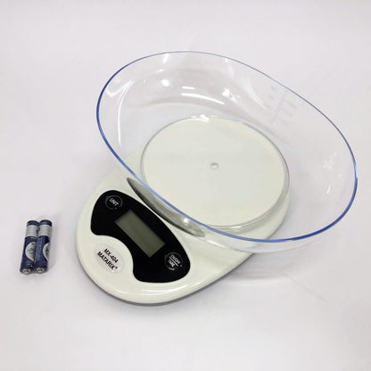 Весы кухонные Matarix MX-404 Электронные С Чашей Кухонные до 7 кг Кухонные весы для взвешивания продуктов