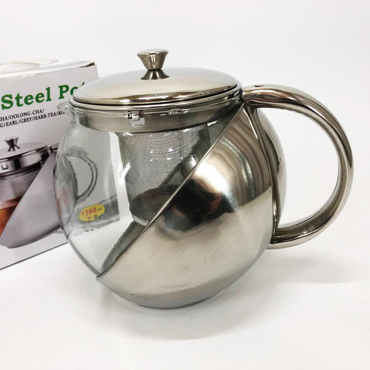 Заварник UNIQUE UN-1164 1.10 л, Чайник заварочный стеклянный качественный на кухню, Красивый заварник