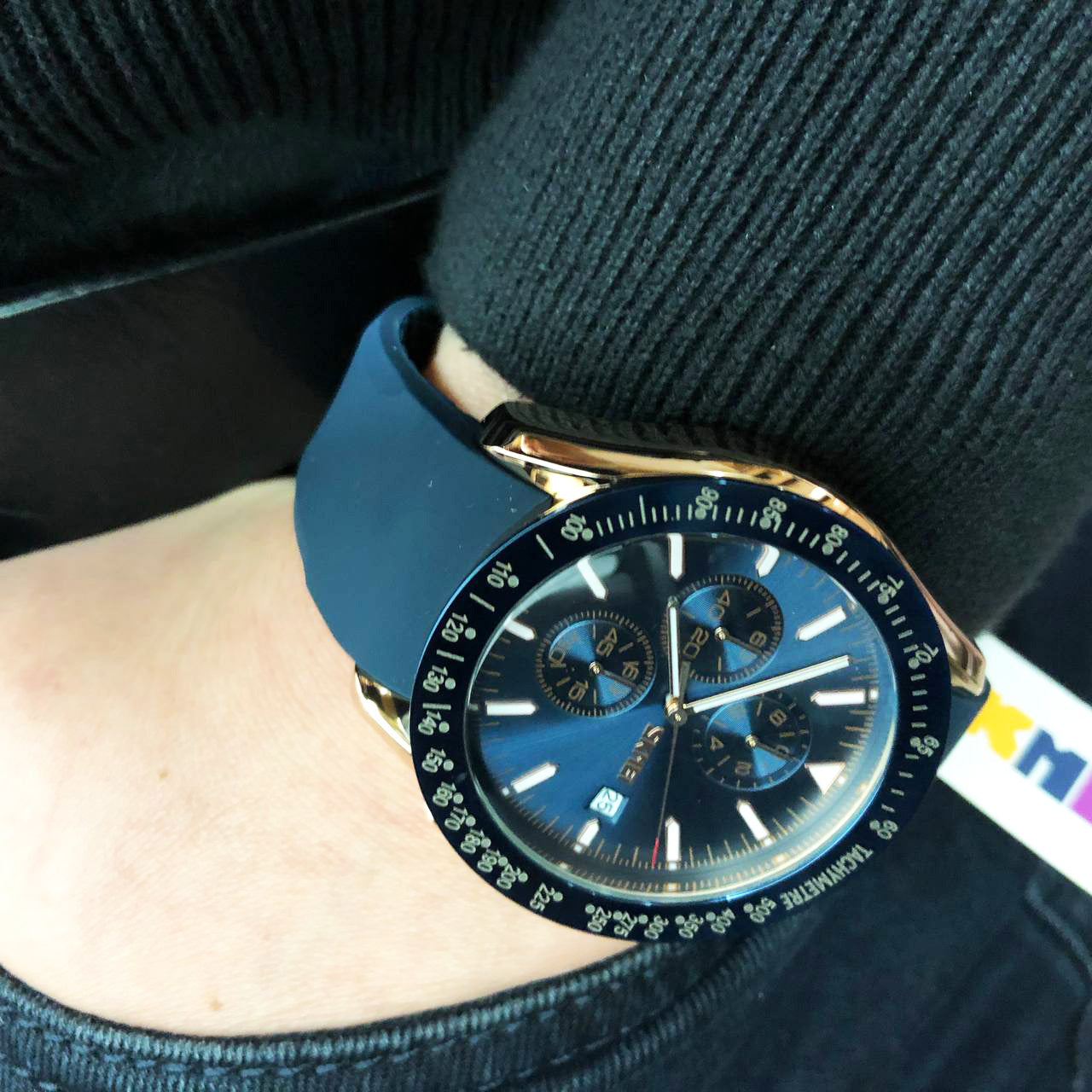 Часы наручные мужские SKMEI 9253PRGBU, мужские часы стильные часы на руку, качественные мужские часы