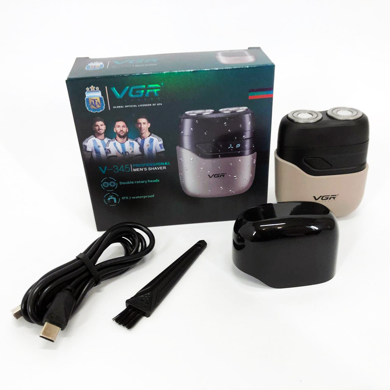 Электробритва VGR V-345. Цвет: серый