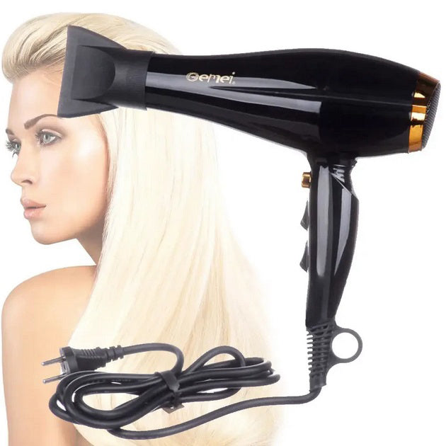 Фен Gemei GM-1765 Профессиональный фен для волос две скорости и три режима для сушки и укладки волос