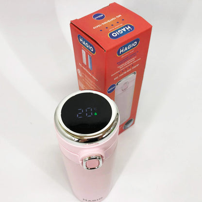 Термос SMART MAGIO MG-1047P вакуумный 400 мл, Термос с индикацией и датчиком температуры, Термос походный