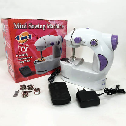 Швейная машинка для девочки на батарейках, Швейная машина для детей, Мини швейная машинка электрическая