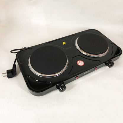 Настольная плита электрическая Sea Breeze SB-064 2000 Вт, переносная настольная электроплита. Цвет: черный