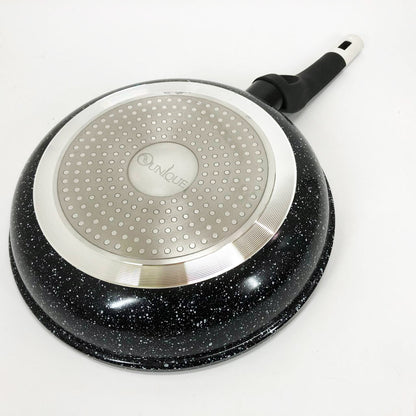 Сковорода UNIQUE UN-5135 24 см. Устойчивая к царапинам и сколам сковорода, с антипригарным покрытием