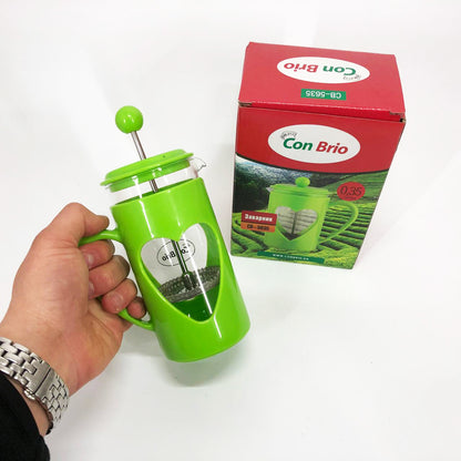 Френч-пресс Con Brio CB-5635 350 мл, Необычный заварник для чая, Заварочный чайник, Френч-пресс с ручкой