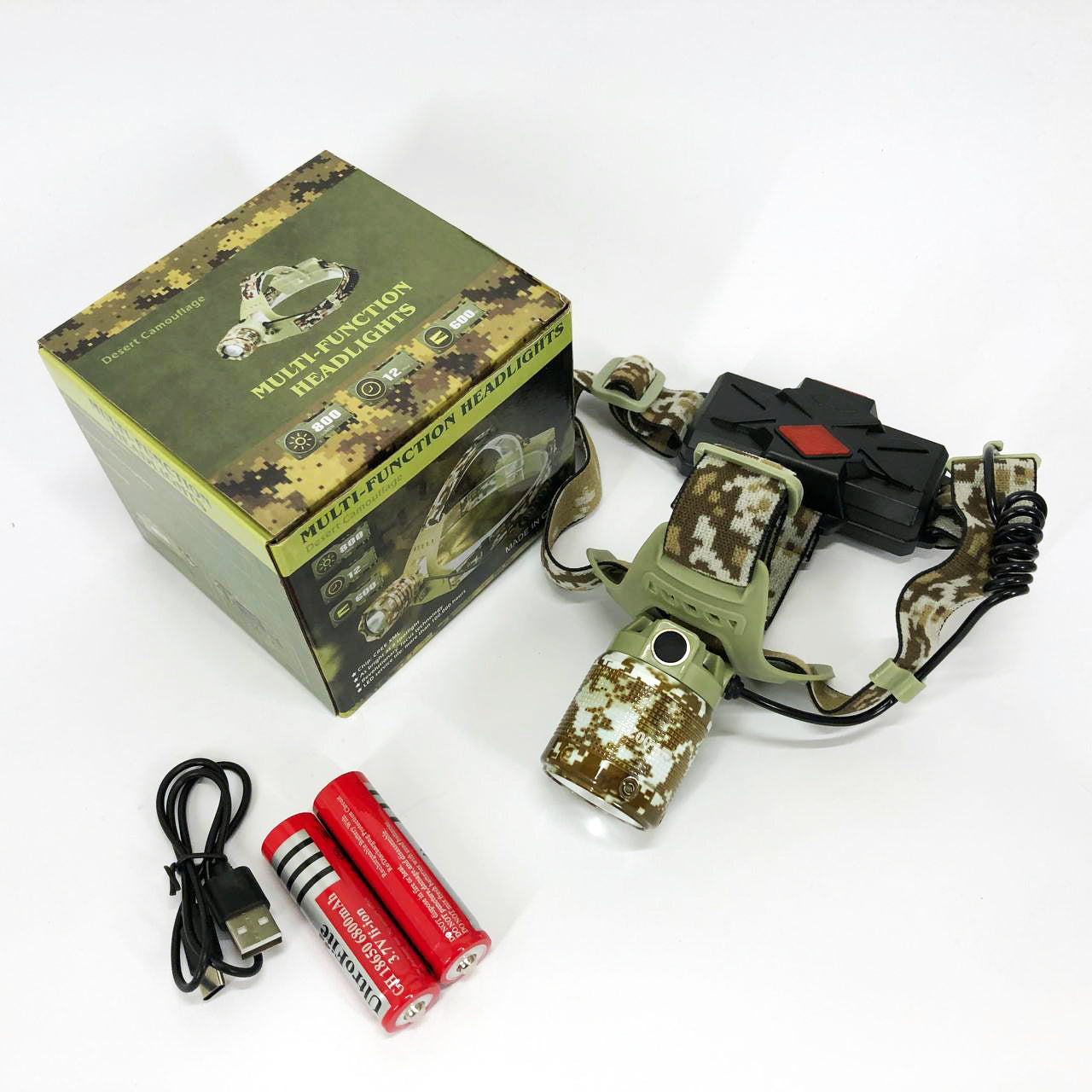 Фонарь налобный аккумуляторный CH-002M-T6, Фонарик на голову для роботы, Надежный налобный фонарь