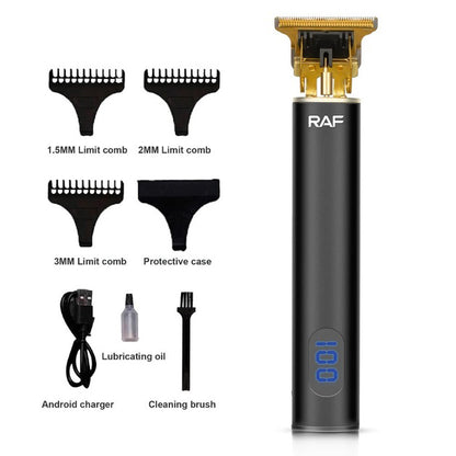 Триммер RAF R.437 для стрижки волос и бороды аккумуляторная