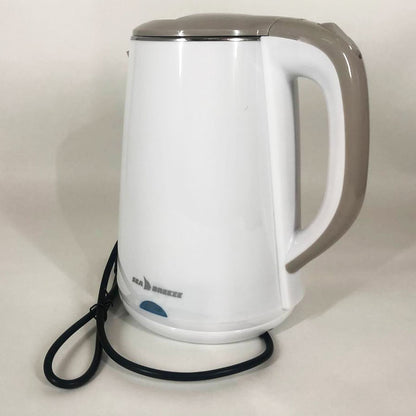 Электрочайник SeaBreeze SB-010 / 1,8 Л / Металлический, чайник дисковый, электронный чайник