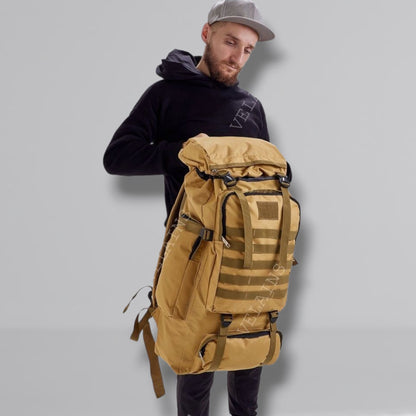 Рюкзак военный тактический для похода 70 л, Военный тактический рюкзак туристический солдатский военный