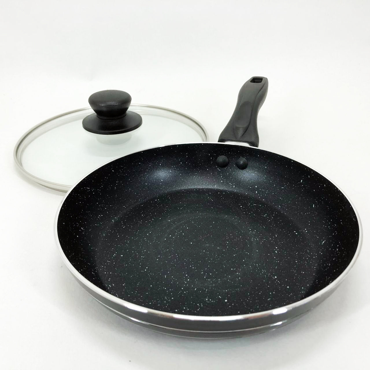 Сковорода с крышкой и антипригарным покрытием UNIQUE UN-5162 20 см, Сковорода фирменная для приготовления