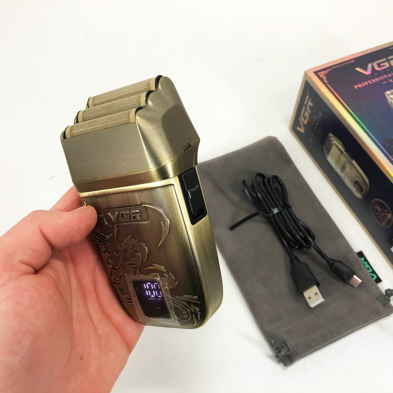 Электробритва VGR V-349 шейвер, тройное лезвие