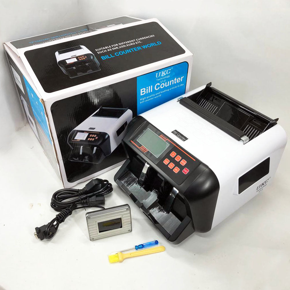 Машинка для счета денег c детектором валют UKC MG-555 счетчик банкнот, устройство для проверки купюр