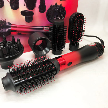 Фен-щітка стайлер VGR V-484 4 в 1. Колір: червоний