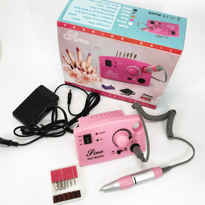 Фрезер DM-211 на 65 Вт - 45000 об./мин. для маникюра и педикюра с педалью и дополнительными насадками