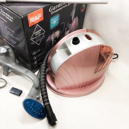 Вертикальный отпариватель RAF R.3036 с дезинфекцией, Парогенератор Электроотпариватель. Цвет: розовый