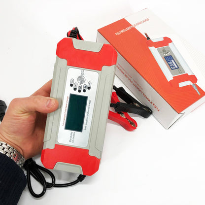 Импульсное зарядное устройство (12V 8A / 24V 4A) для легковых и грузовых авто