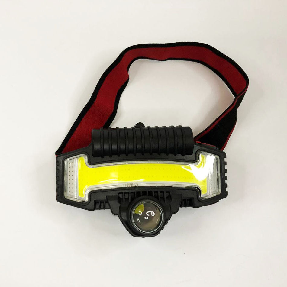 Налобный фонарик Bailong BL-W685-LTS+COB+RGB, 5 режимов, водостойкий, ударостойкий, USB кабель Type-c