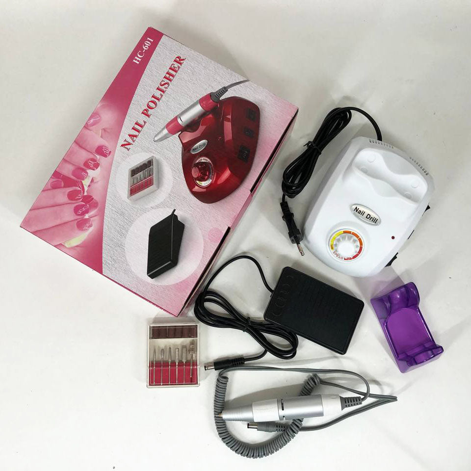 Фрезер для маникюра и педикюра Drill Pro Nail Drill, 30000 об/мин, фрезер для ногтей. Цвет: белый