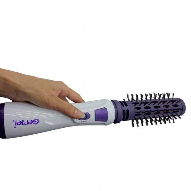 Фен-щетка для волос вращающийся фен Gemei GM-4826, фен с насадкой брашинг, вращающаяся щетка для волос