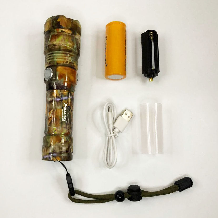 Фонарик ручной тактический Bailong BL-P512M-P90, Тактичный фонарь, Сильный фонарик, Лед фонарь ручной