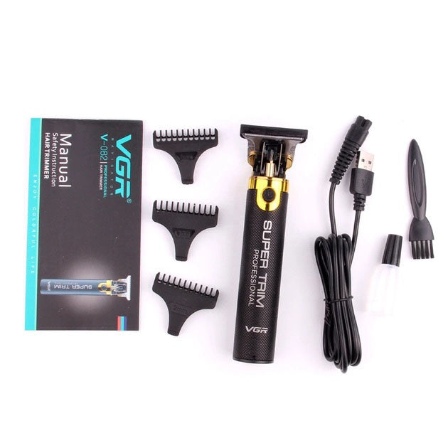 Машинка для стрижки VGR V-082 аккумуляторная беспроводная профессиональная + 3 насадки триммер для волос