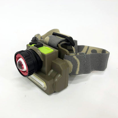 Фонарь налобный Police 8808/6908-XPE+COB, micro USB, встроенный аккумулятор, фонарик на голову с зарядкой