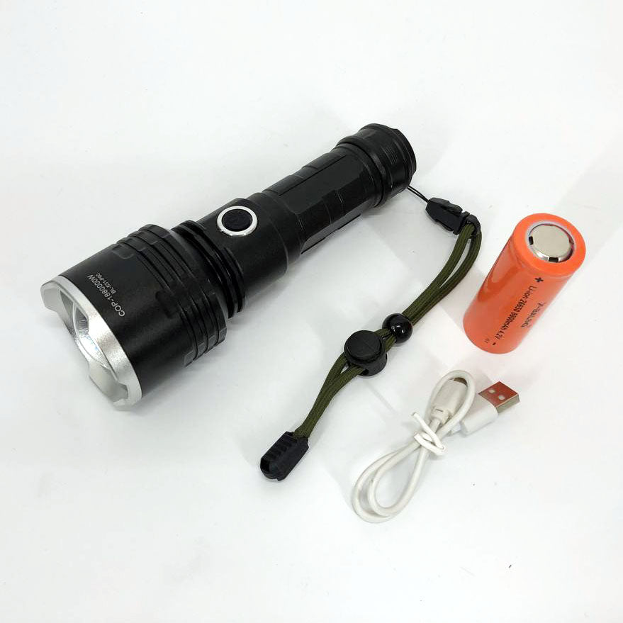 Фонарь полицейский X-Balog BL-531-P90 1х26650 8800mah USB/microUSB/ 3хААА R3 функция Power Bank