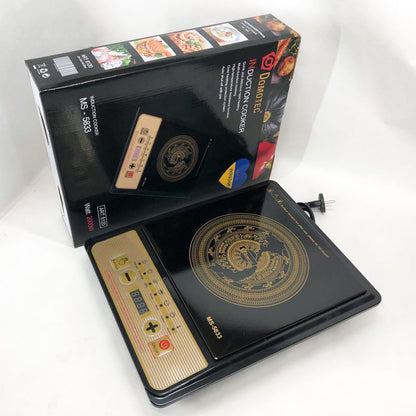 Настольная плита Domotec MS-5833 Однокомфортная Индукционная, электроплита 2000 вт, плита домашняя