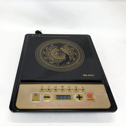 Настольная плита Domotec MS-5833 Однокомфортная Индукционная, электроплита 2000 вт, плита домашняя