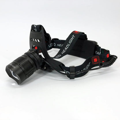 Налобный фонарь Bailong BL-T32-P50, мощный налобный светодиодный фонарик на голову, три режима