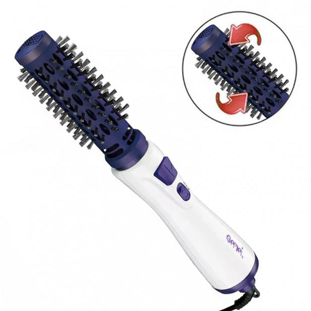 Фен-щетка для волос вращающийся фен Gemei GM-4826, фен с насадкой брашинг, вращающаяся щетка для волос