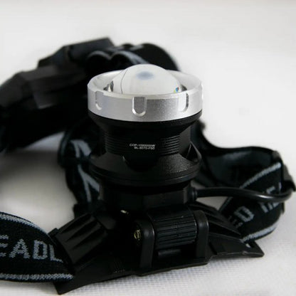 Фонарик на голову Bailong BL-8070-P50, LED налобный аккумуляторный фонарь, фонарь на голову для рыбалки