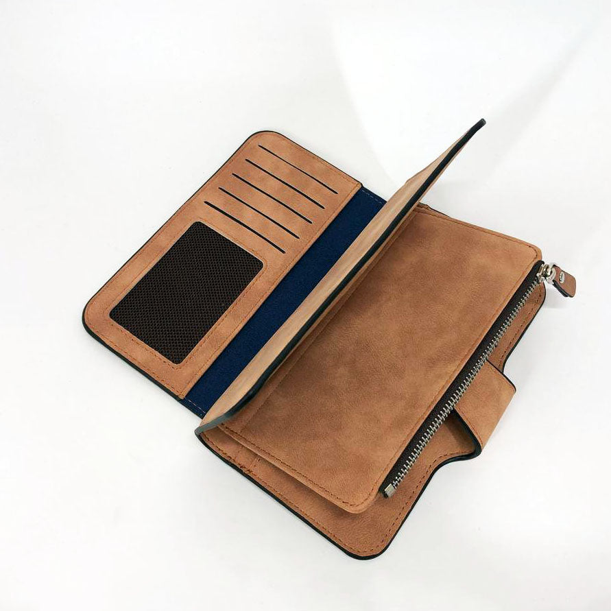 Женский кошелек клатч портмоне Baellerry Forever N2345, Компактный кошелек девочке. Цвет: коричневый