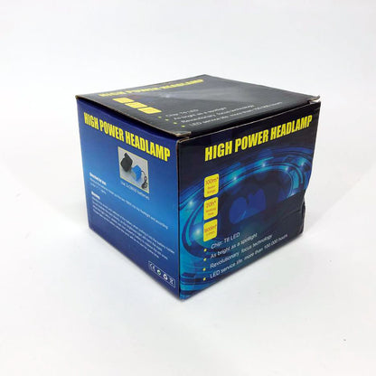 Налобный фонарь Bailong BL-T32-P50, мощный налобный светодиодный фонарик на голову, три режима