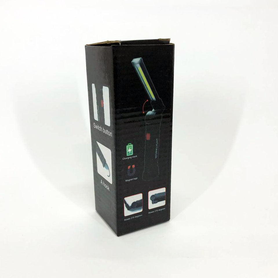 Светодиодный фонарь кемпинг W52 SMD + COB, красный + белый, магнит, крючок, кемпинговый складной фонарь