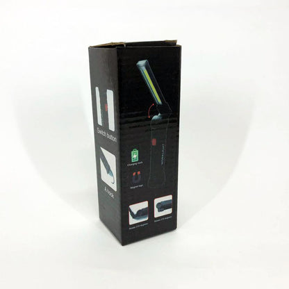 Светодиодный фонарь кемпинг W52 SMD + COB, красный + белый, магнит, крючок, кемпинговый складной фонарь