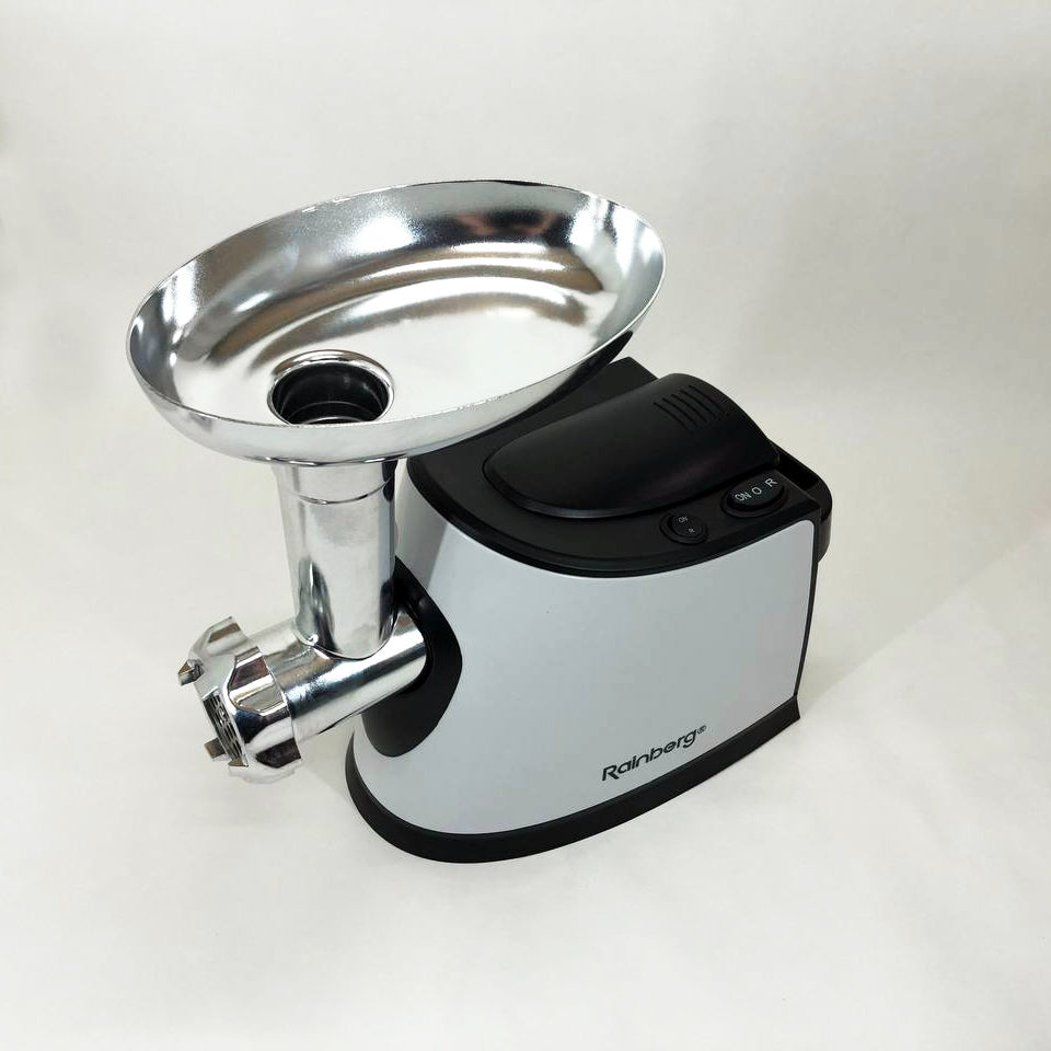Электромясорубка с соковыжималкой Rainberg RB-674 3000W, электромясорубка для шинковки, мощная мясорубка